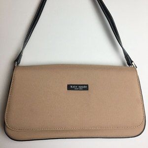 Kate Spade Small Purse, Beige & Black, Snap Close,